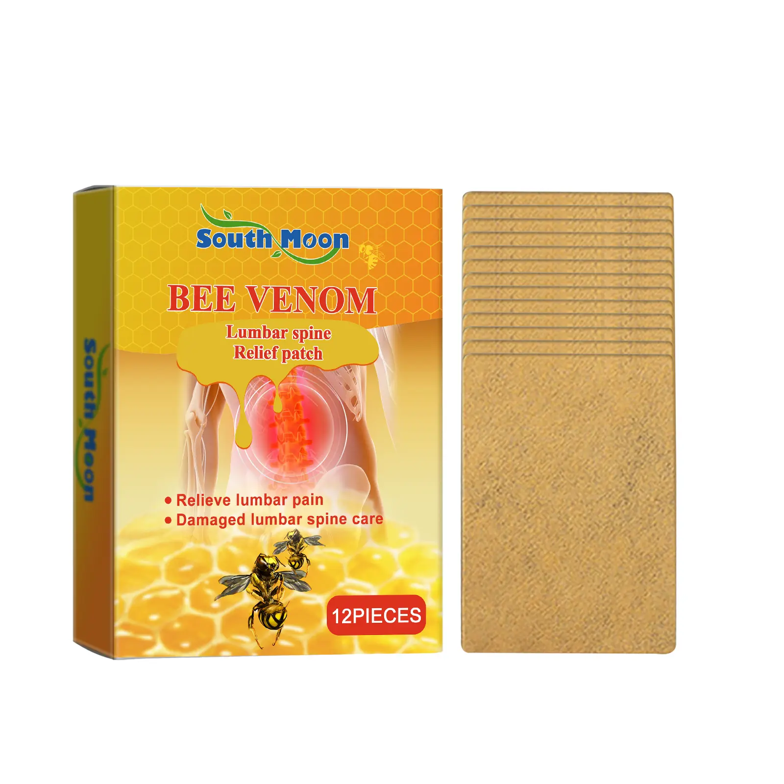 All-Natural Heat Patch for Muscle Relief, Back & Joint Pain, Sports Recovery - Easy-Apply Special Personal Care Patch (Beauty & Personal Care), Patch Heat Patches