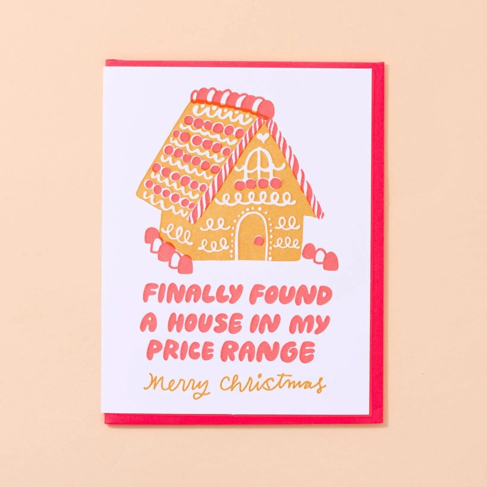 Affordable Ginger Bread House Card