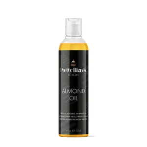 4 oz Cold-Pressed Sweet Almond Oil – Nourishing & Moisturizing for Skin & Hair