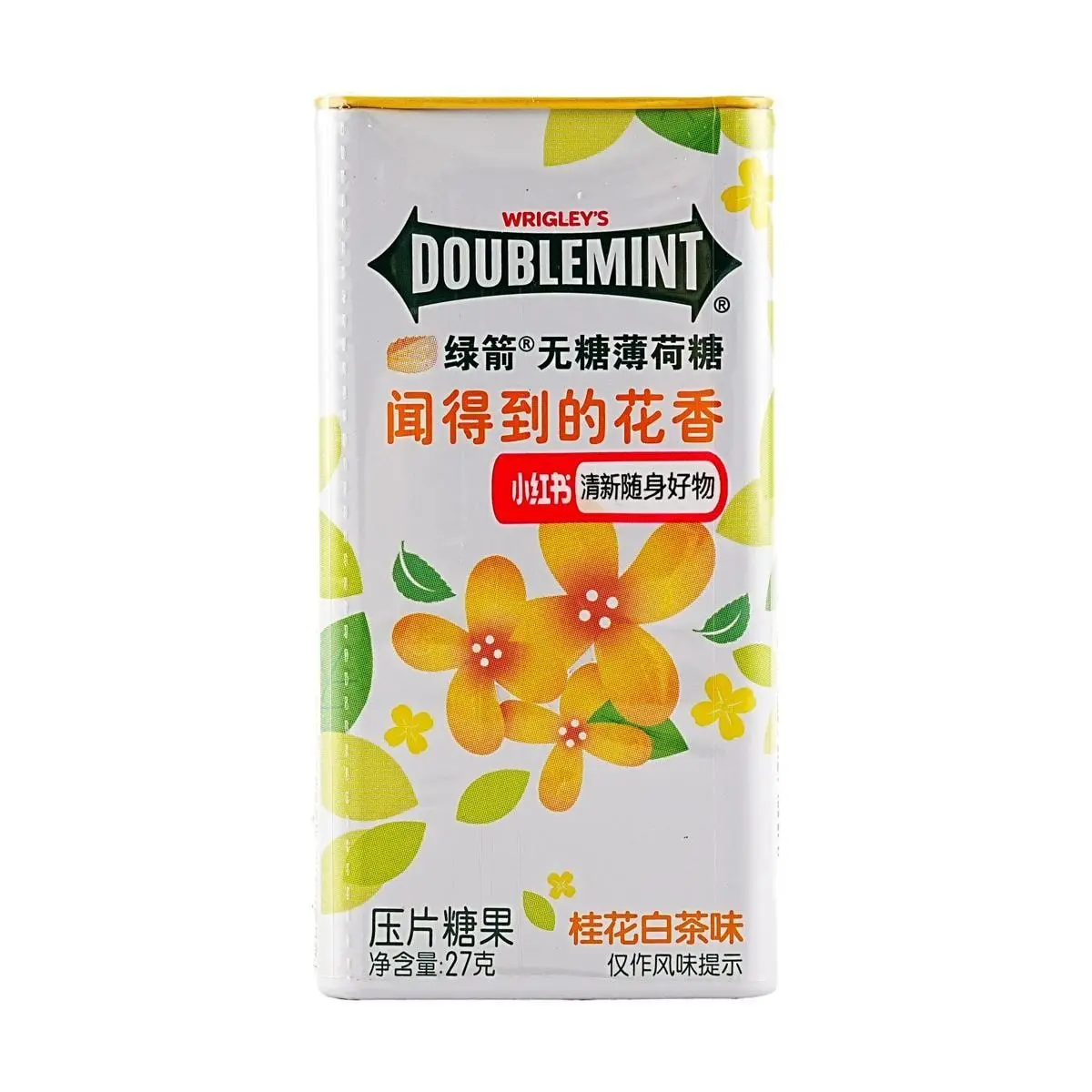 DOUBLEMINT Sugar-Free Floral Mint Candy Osmanthus White Tea Flavor 0.95 oz DOUBLEMINT Sugar-Free Floral Mint Candy Osmanthus White Tea Flavor 0.95 oz