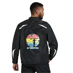 Retro 90s Windbreaker Jacket - Men's Vintage Surfer Style by Spyderpunk