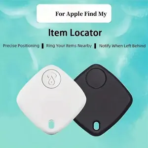 Smart Itag Key Finder Tracker, Mini GPS Pet Locator, Real-Time Tracking for iOS Devices, Rechargeable Battery, Ideal for Phone Wallet Dog Cat