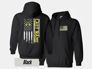 Dispatcher Sweatshirt, Thin Gold Line, Custom 911 Dispatcher Hoodie, Law Enforcement Officer T Shirt First Responder Operator Hoodie
