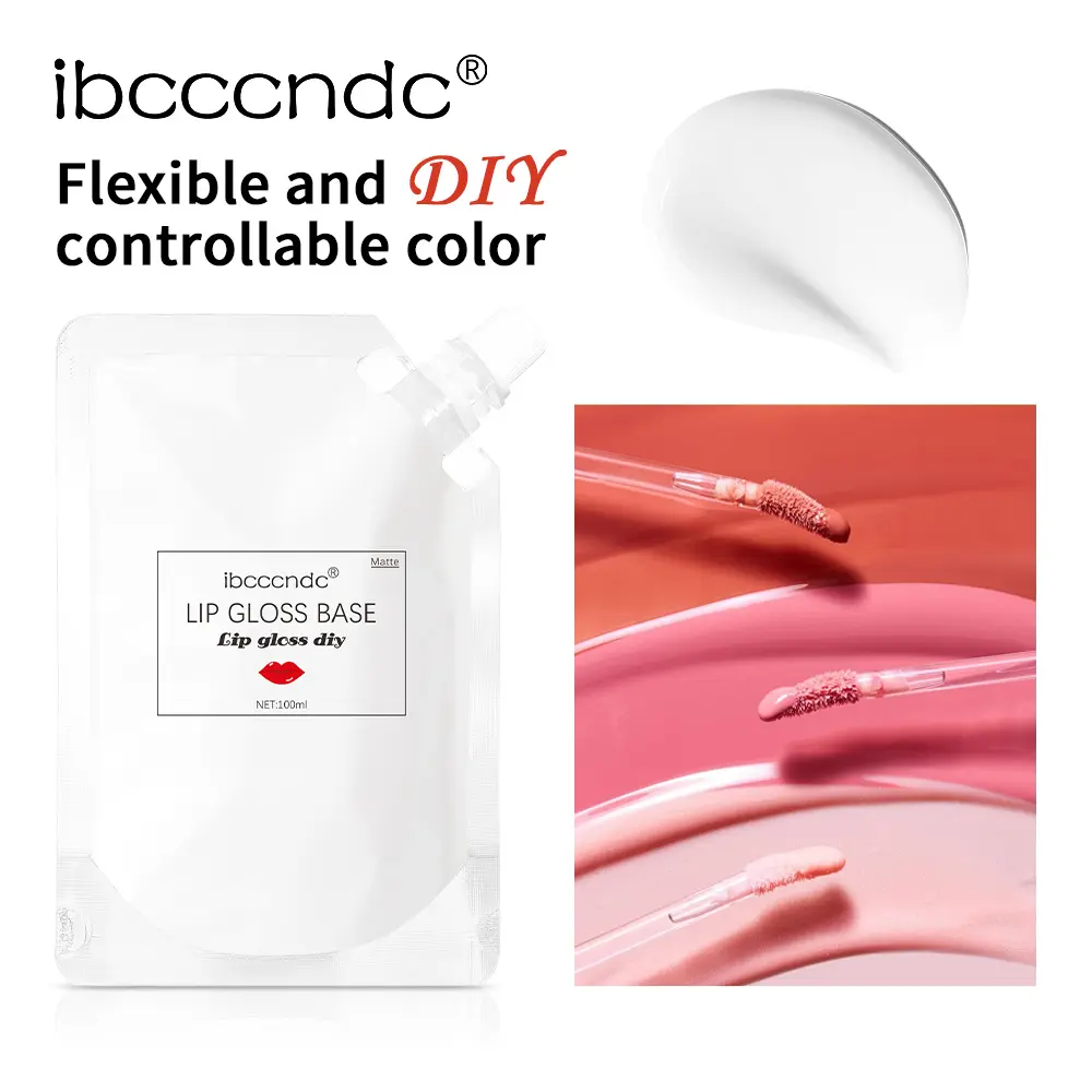 DIY Matte Lip Gloss Base Gel (100ml), Create Your Own Custom Lip Glaze at Home, Easy to Blend with Pigments, Perfect for Beauty Enthusiasts & Makeup Artists, Gift for Cosmetic Lovers