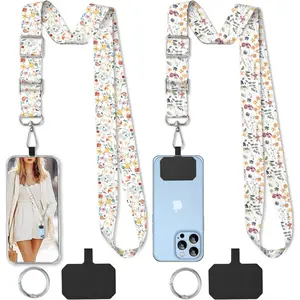 2 Pack Phone Lanyard Cell Phone Lanyard Crossbody Adjustable Phone Strap for Use Around the  Cell Phone Lanyard