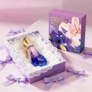 Crystal High Heel Perfume Bottle, Floral & Fruity Eau De Parfum, Sweet Juicy Fragrance with Peach & Vanilla, 30ML for Purse & Travel