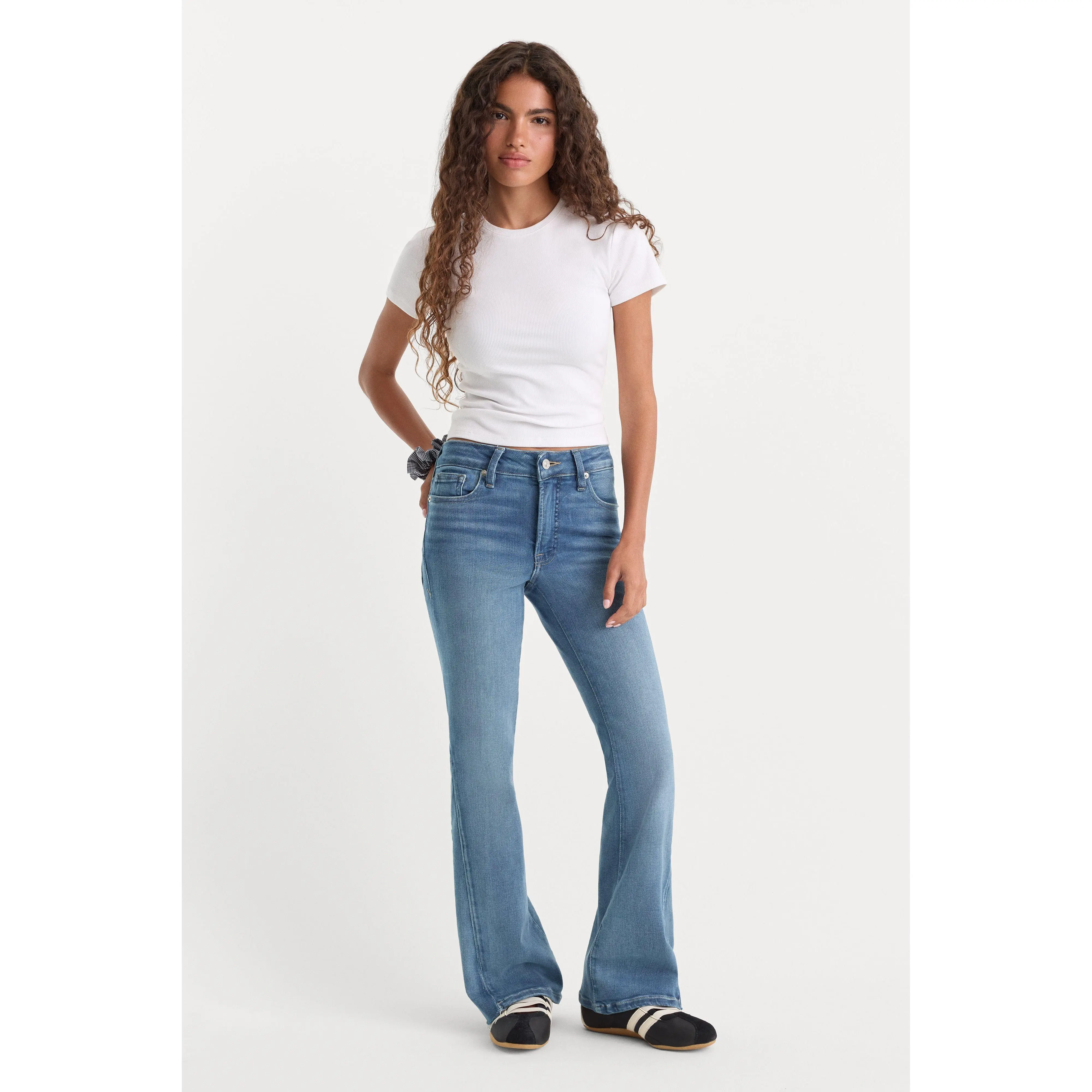 SOFT TECH GOOD PETITE BOOTCUT JEANS | INDIGO1238