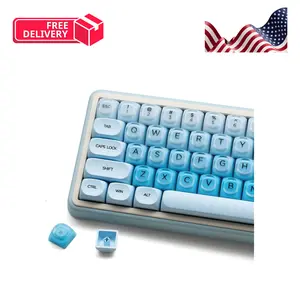 132 Keys PBT Keycaps, Jelly Keycaps Cute Custom Creamy Key caps
