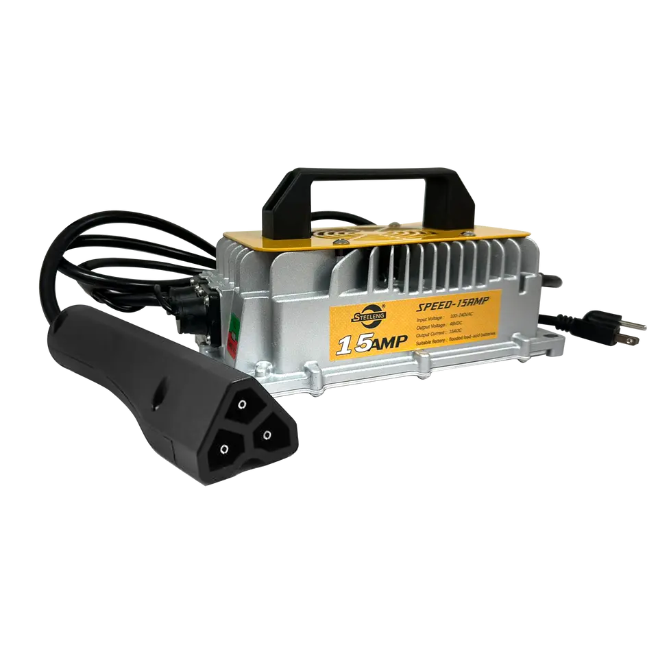 CHEZ01 CHEZ01 – STEELENG 48V Charger EZGO TXT and RXV 15AMP
