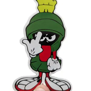 5-pack funny marvin martian flip off sticker 4.5" tall waterproof