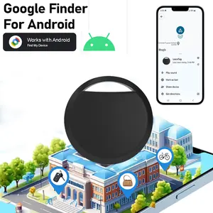Smart Google GPS Tracker BT-compatible Tag Smart Key Finder for Keys Wallet Luggage Pets, Compatible with Android Smartphones, No IOS Devices Supported