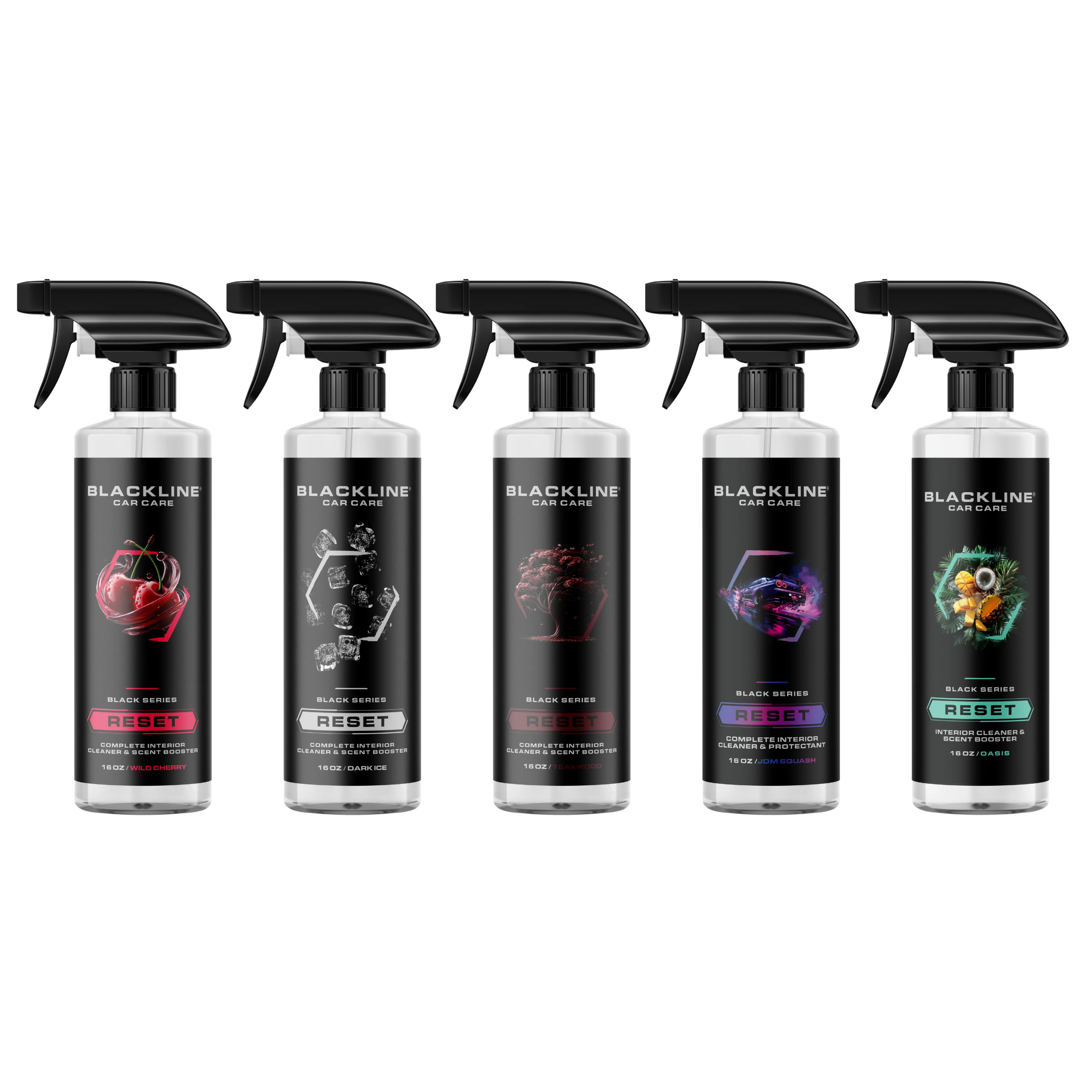 BLACKLINE RESET - Complete Interior Cleaner & Scent booster - Eliminate Odor and Leave a Spotless Streak-Free Finish, Safe On All Surfaces