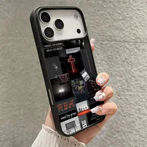 Aesthetic Christ Jesus Scripture Pattern Premium Silicone Magnetic Cellphone Casing, MagSafe Accessory with Shockproof Protection, Acrylic Cover for iPhone 11-17 Models (11 Plus, 12, 13, 14 Pro Max, 15, 16, 17 Pro Max) Devices & Accessories