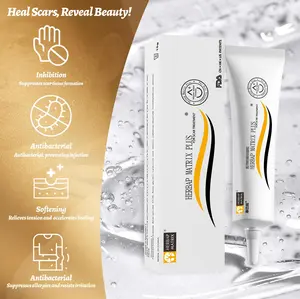 HERBAP MATRIX Plus Professional Silicone Scar Treatment | For Stretch Marks, C-Section Scars & Acne Marks | Fades Old & New Dark Scars | Prevents Scar Thickening | Face & Body Skin Repair Cream | GMPC ISO 9001 Certified