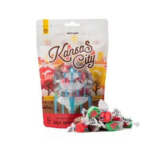Taffy Shop, Kansas City Salt Water Taffy Bag 7oz - Gourmet Soft, Sweet and Chewy Candy