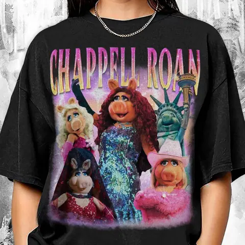 Miss Piggy Chappell Roan Bootleg Music Retro Shirt, Gift For Fan Top Womenswear Underwear Streetwear