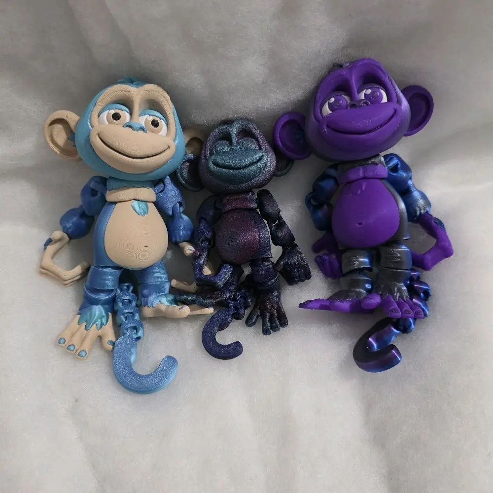OTS - Monkeys, 3d printed, articulated, cute!!