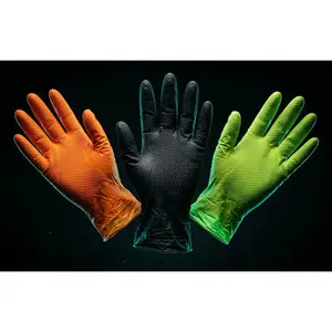 8 Mil Diamond Textured Nitrile Gloves — 1 Case (1,000 Gloves)