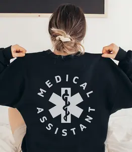 Medical Assistant Sweatshirt CMA Crewneck Certified Medical Assistant Nursing Assistant CCMA Shirt RMA Registered Medical Assistant Shirt