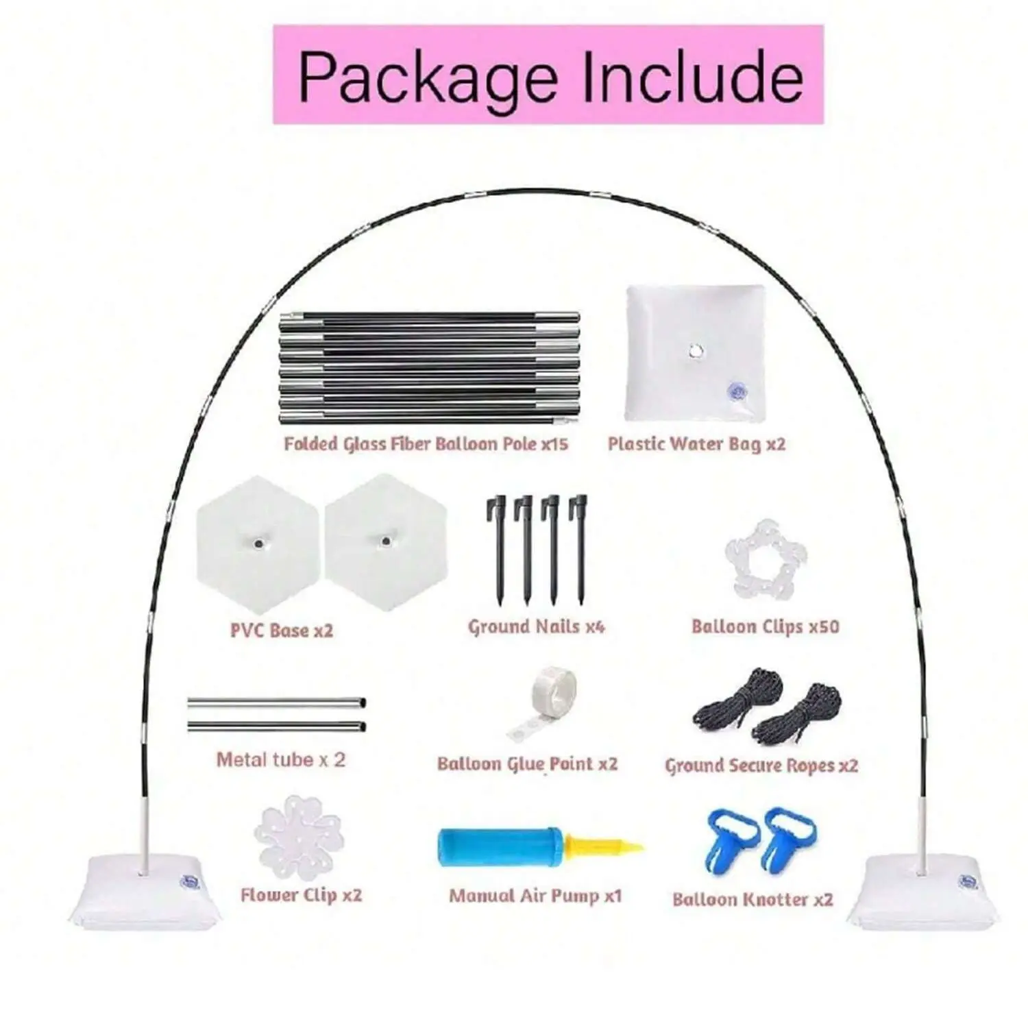 15 section fiber rod package (box pack)