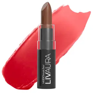 LIVAURA MOODmatcher Long Lasting Lipstick for Women – Color Changing Moisturizing Cream Lipsticks, Smudge Proof Lip Stick, Easy to Apply Lip Makeup, Made in USA (Brown)
