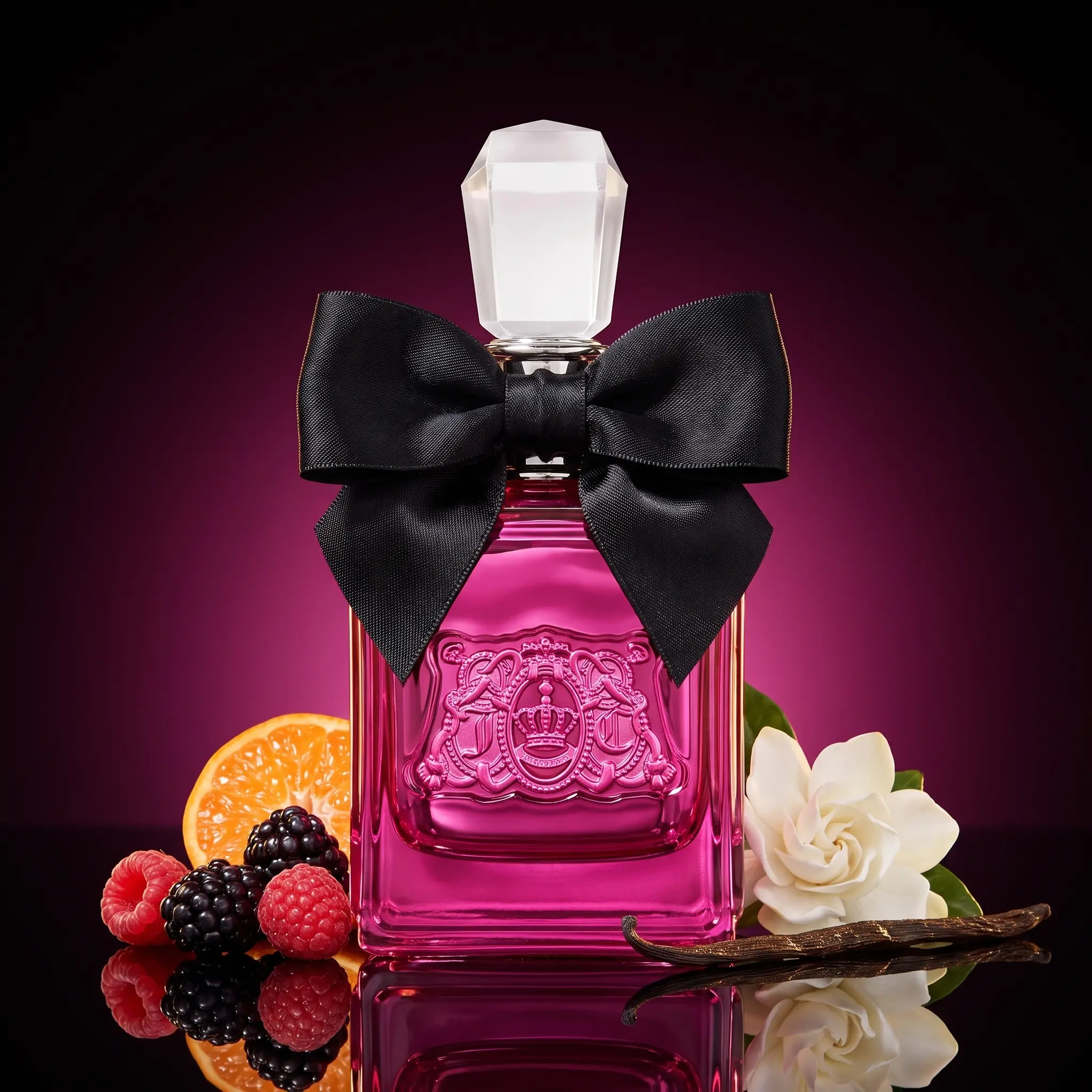 Viva La Juicy Noir by Juicy Couture for Women - 3.4 oz EDP Spray, L0w st0ck Enchanting Floral-Fruity Eau de Toilette long-lasting