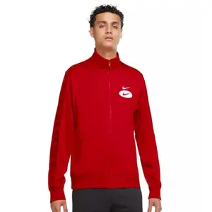 Men's Nike Red Sportswear Swoosh League Logo Track Jacket (DM5473 657)