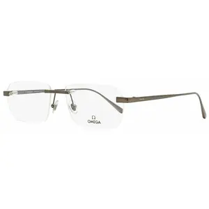 Omega Rimless Eyeglasses OM5015H 008 Gunmetal 56mm