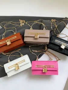 Vintage Fashion Handbag Shoulder Crossbody Bag, PU Material Crocodile Texture Magnetic Closure, Versatile Square Bag for Women, Fashionable Shoulder Bag