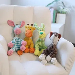 Pet Toy Dog Chew Sound Toy Funny Donkey Durable Chew Teeth Grinding Pet Plush Toy Interactive Dog Toy