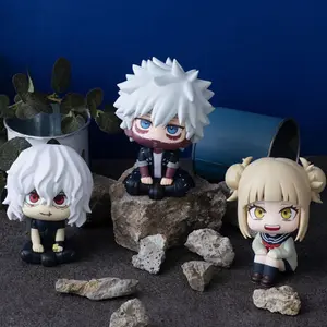 Anime MHA figure Dabi Himiko Toga Figure Cute Toga Himiko figure Look up Model Doll mini Shigaraki Tomura figure toy Gift