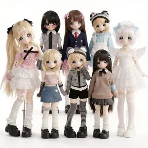 [2-day delivery]Realistic Multi-Jointed 1/6 BJD Blind Box Action Figure Set - "Don’t Touch My Straight Bangs" Special Edition, Collectible Figurine, Birthday Gift for Girls, Home & Office Decoration
