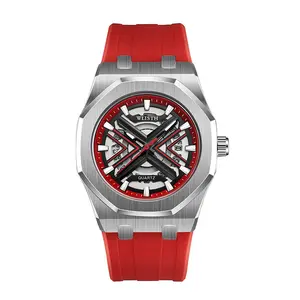 Cyberpunk Skeleton Waterproof Quartz Men's Watch, Ideal Gift