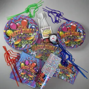 Roller Skating Party Kit - Place Settings - 20 Sets with Utensils for a Fun and Engaging Experience