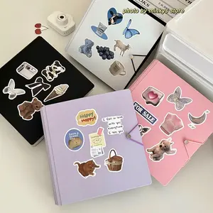 Kawaii D Shape Ring 3 inch Kpop Photo Card Binder Large Capacity Idol Photocard Album Photocards Collect Book