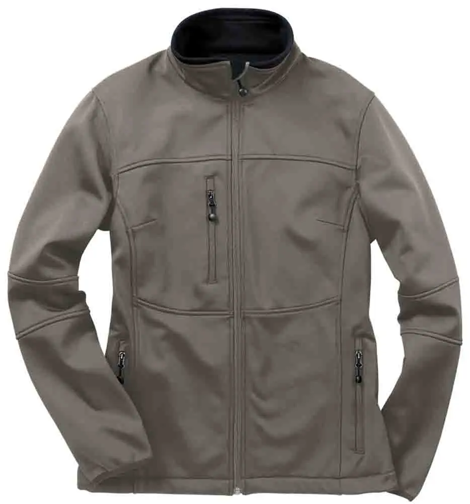 River's End Womens Soft Shell Jacket Casual Outerwear Athletic - Grey River's End Womens Soft Shell Jacket Casual Outerwear Athletic - Grey