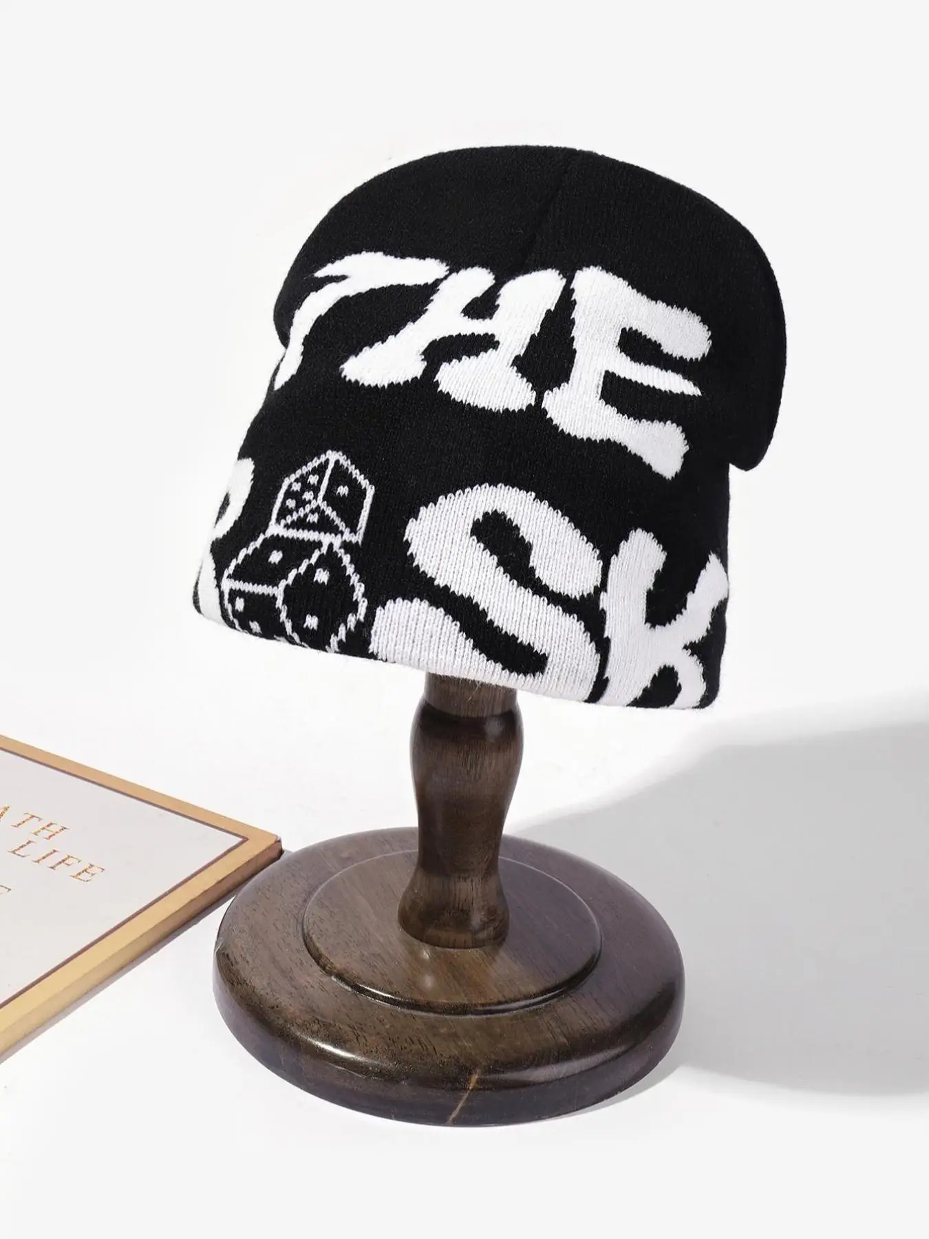 Summer 2024 Letter Pattern Beanie Hat for Fall & Winter, Casual Winter Outdoor Sports Hat for Men & Women, Hip Hop Style Warm All-match Knitting Hat