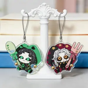 PIERROT Phone Charm Acrylic | Freak Circus Otome Merch | Creepy Bag Pendant for Game Fans