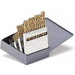Titan USA Drill Bit Sets, System of Measurement: Inch, Drill Bit Material: Cobalt, Drill Bit Set Type: Jobber Length Drill Bits, Minimum Drill Bit Size (Wire): #60, Maximum Drill Bit Size (Wire): #1, Drill Point Angle: 135 MS99161