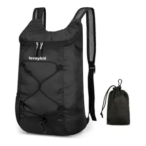 16L Lightweight Foldable Hiking Backpack, Small Packable Daypack for Travel, Ultralight Water-Resistant Outdoor Bag, Portable Carry-on Gym Backpack for Men Women