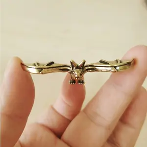Unique Brass Bat Decoration for Home, Office, and Garden, Stylish Decorative Piece for Any Space, Perfect Gift Idea, Garden Accessories