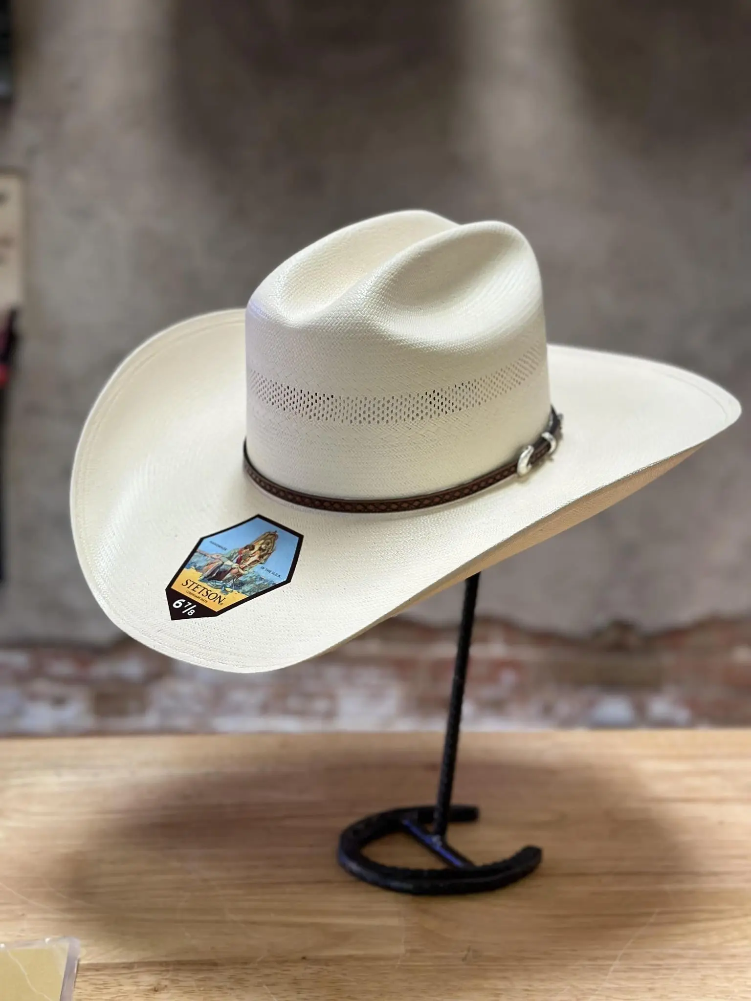 Stetson Griffin 100X Straw Cowboy Hat Stetson Griffin 100X Straw Cowboy Hat