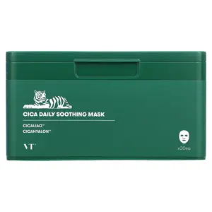 VT Cosmetics Cica Daily Soothing Beauty Mask, 30 Sheets, 350 g