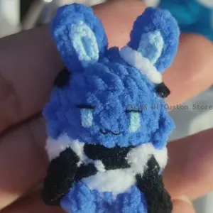 Game Arknights Mostima Anime Kawaii Rabbit Cosplay Plaything Handmade Mini Doll Crochet Hook Body Pendant Ornament Fans Gift