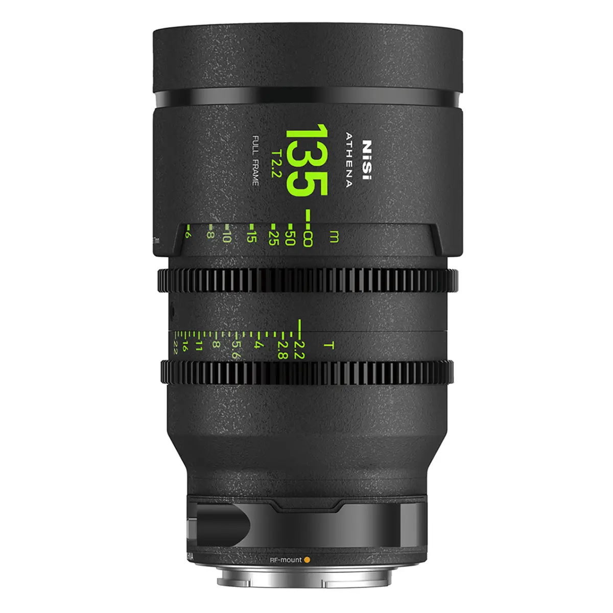 NiSi ATHENA PRIME 135mm T2.2 Cine Lens with Filter Holder, Canon RF