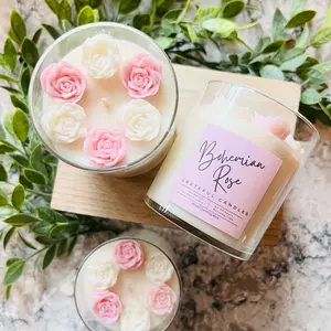 Bohemian Rose Candle candles friday  night first valentine