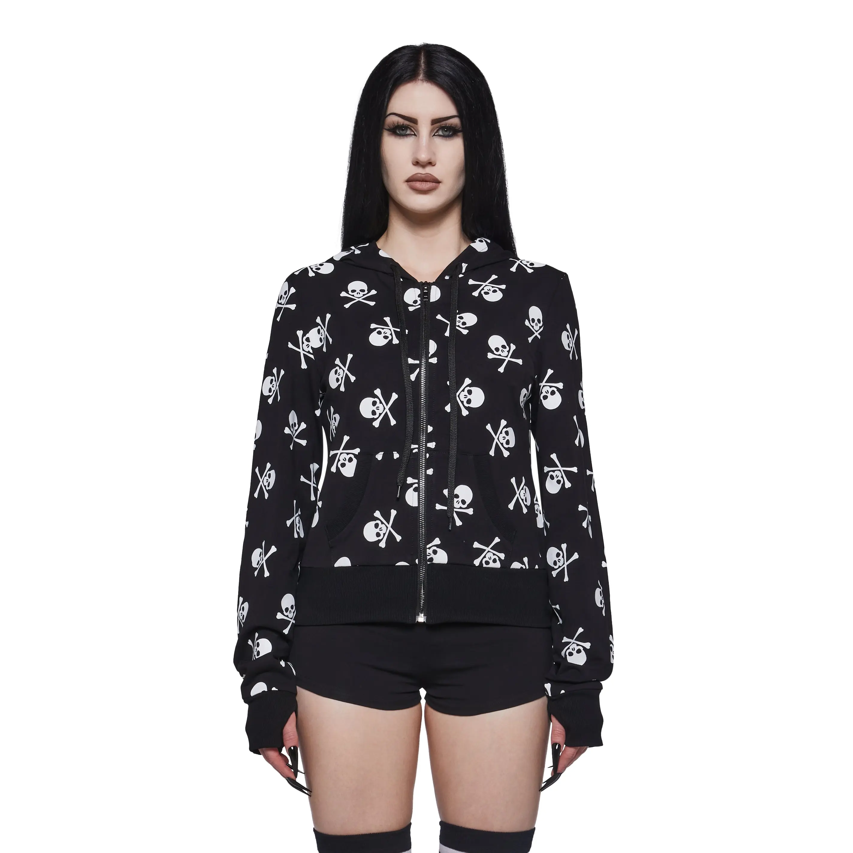 Skully Zip Up Hoodie Skully Zip Up Hoodie