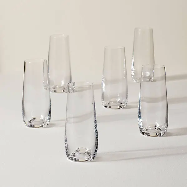 Lenox 884907 Tuscany Classics Stemless Flute Glasses - Set of 6