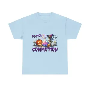 Halloween Spooky Unisex Tees, Commotion Halloween Trick or Treat Spooky T-shirts for Men and Women