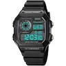 2024 Men's Fashionable Waterproof Chronograph Wristwatch - Sports Quartz Multifunctional Watch with Black Resin Rubber Band, Luminous Dial, Alarm, Stopwatch, Countdown, Shockproof, Accessories Adults, Unique Gifts for Man